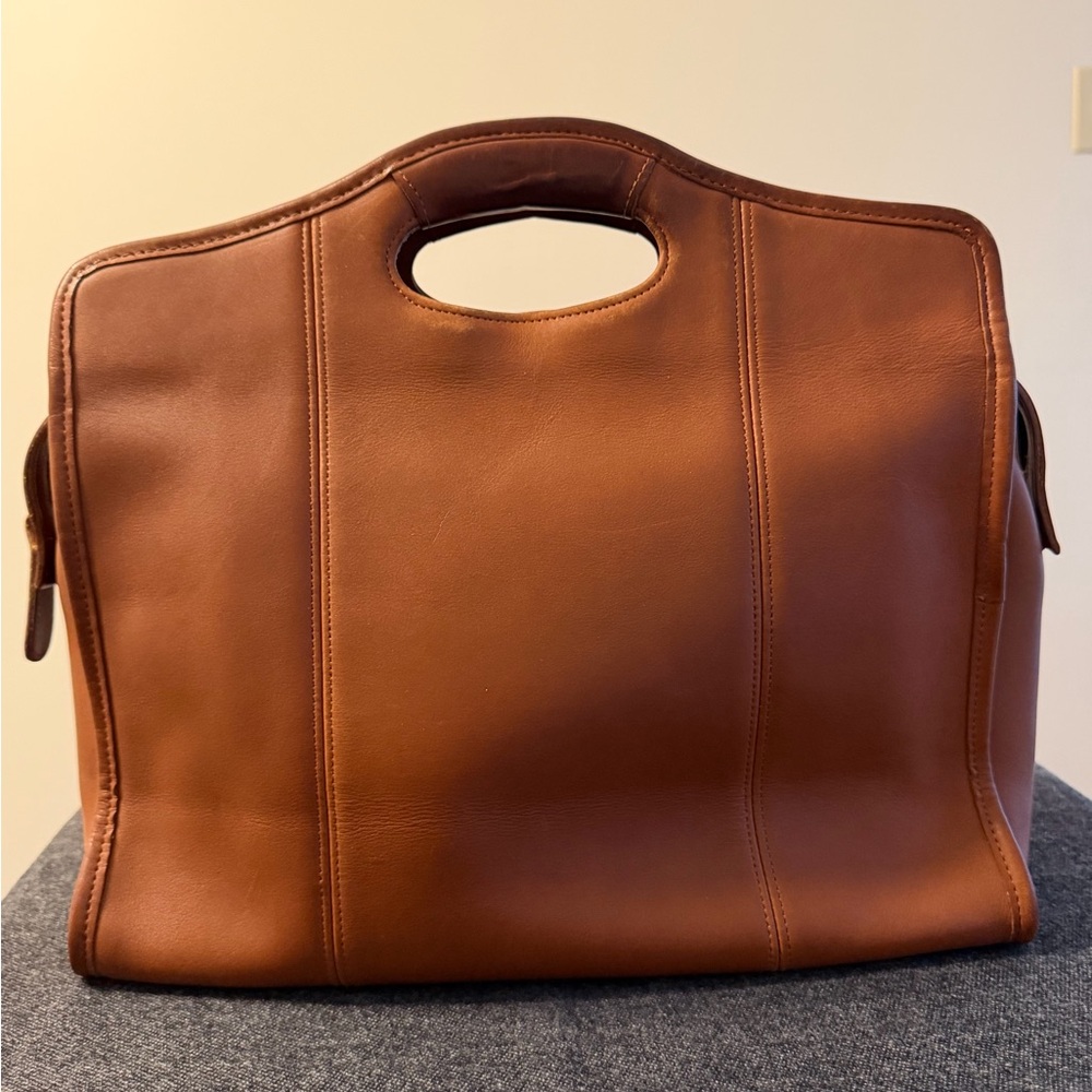 Vintage Coach large shopper tote